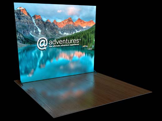 Graphic Refresh - 10 ' LightWall SEG Backlit Fabric Display (AB2058N-GR)