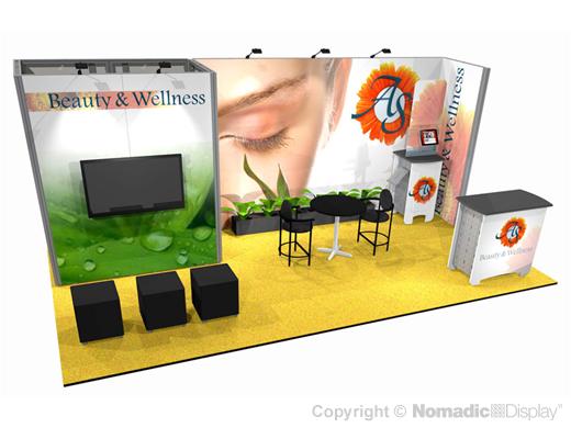 20' VersaWall Modular Inline Display