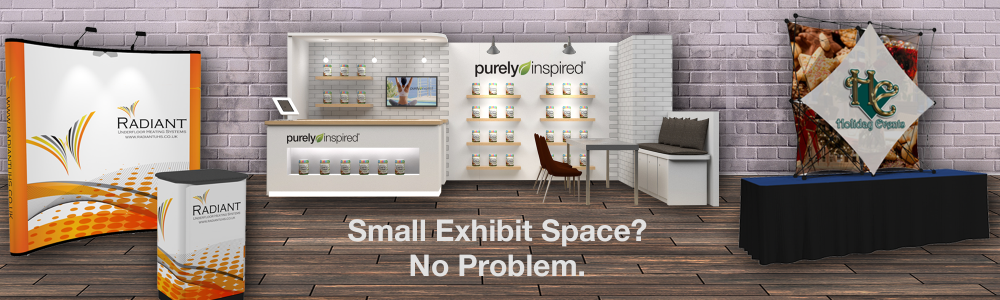 Maximizing Small Booth Spaces Through Design and Display