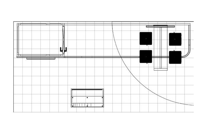 20' Hallock Rental Exhibit w/ Walk-In Storage, Counters, and Meeting Area (RT89507)