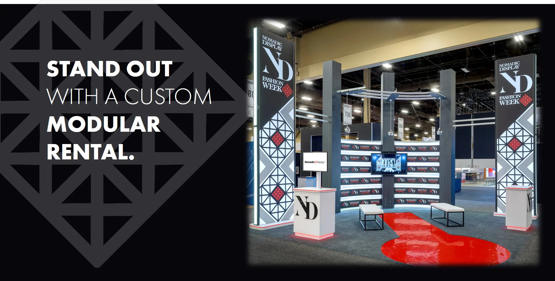 Nomadic Display the leader in modular and portable trade show displays