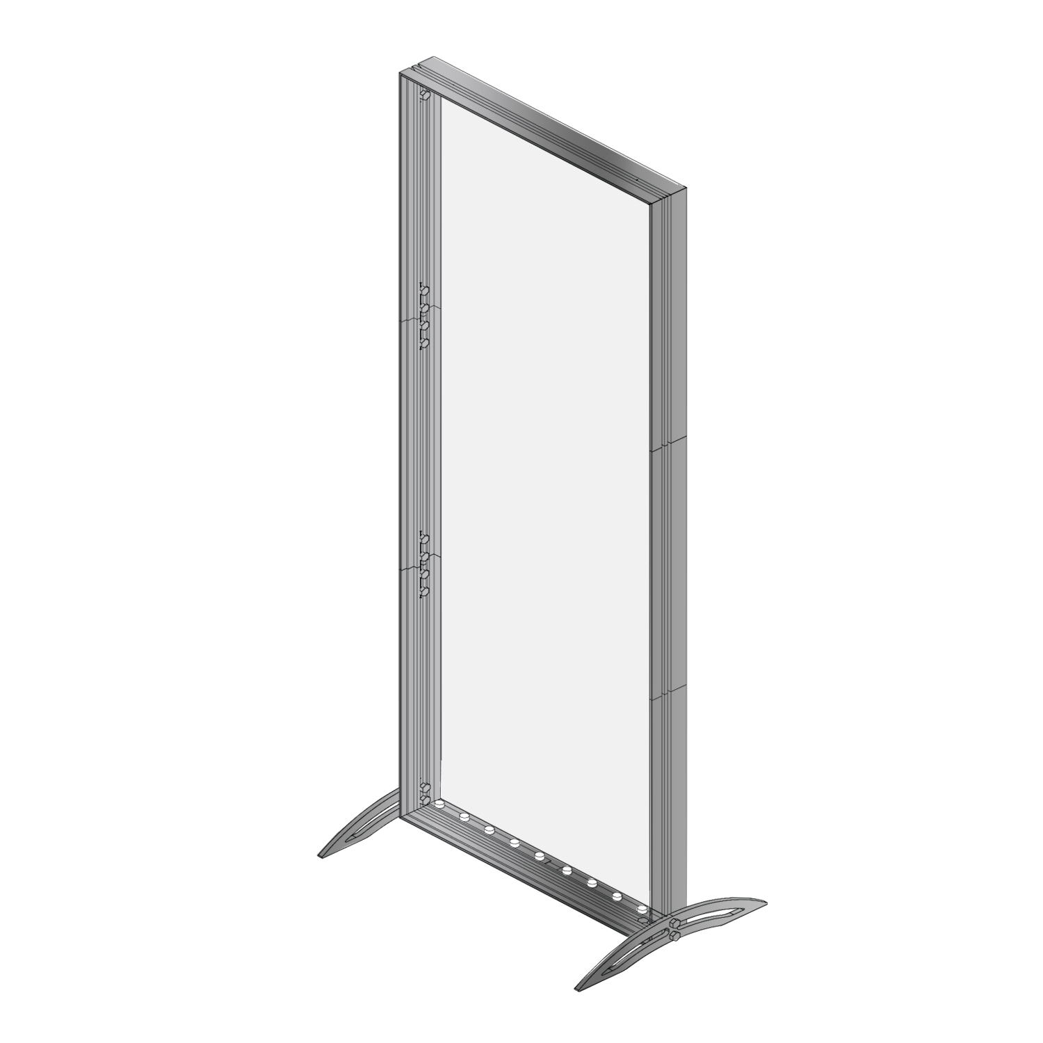 Frame Kit for 3' LightWall Backlit Single-Sided Kiosk (AB0536N-FX)