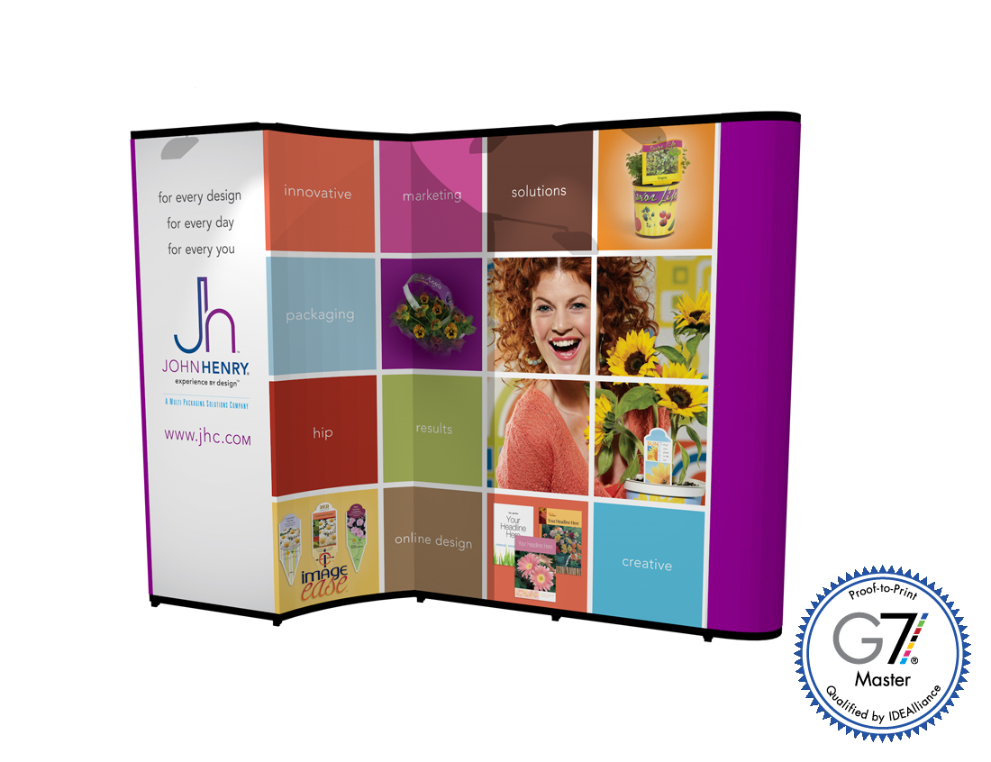 Graphic Refresh - 10' Instand Flat w/ Bump Out Inkjet w/ Endcaps (AB2011N-GR)