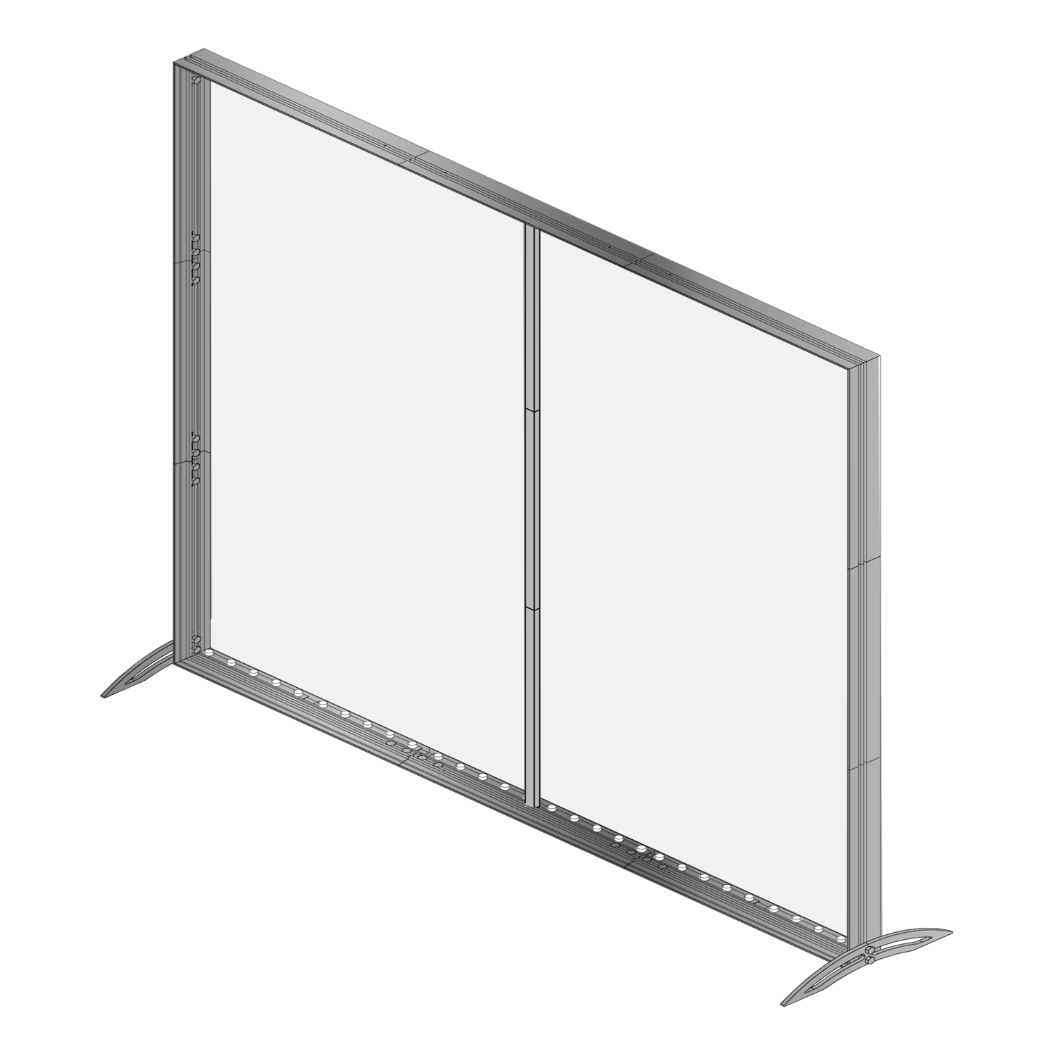Frame Kit for 10' LightWall Backlit Single-Sided Display (AB2058N-FX)