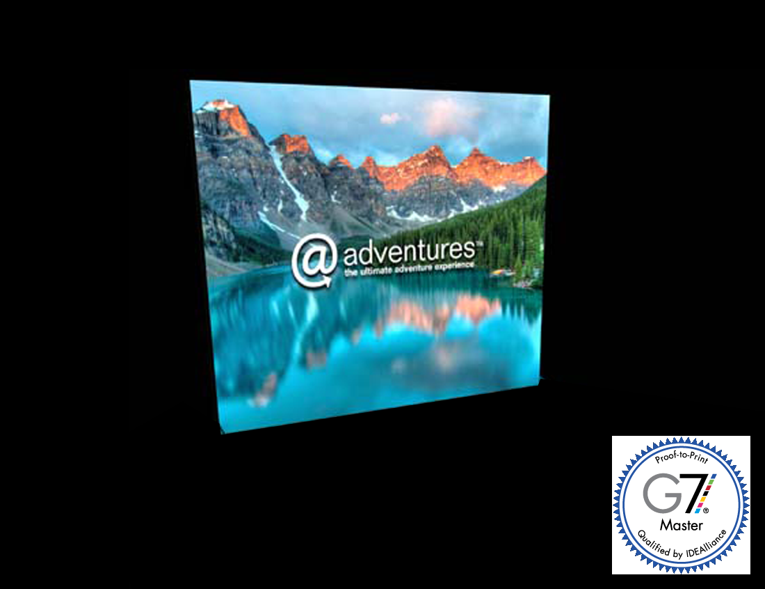 Graphic Refresh - 10 ' LightWall SEG Backlit Fabric Display (AB2058N-GR)