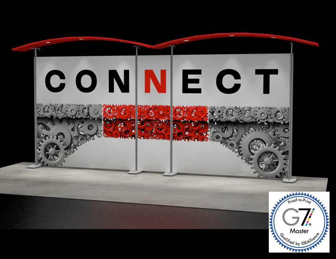 Graphic Refresh - 20' Inspire SEG Fabric w/ Pillowcase Canopy (AB3033N-GR)