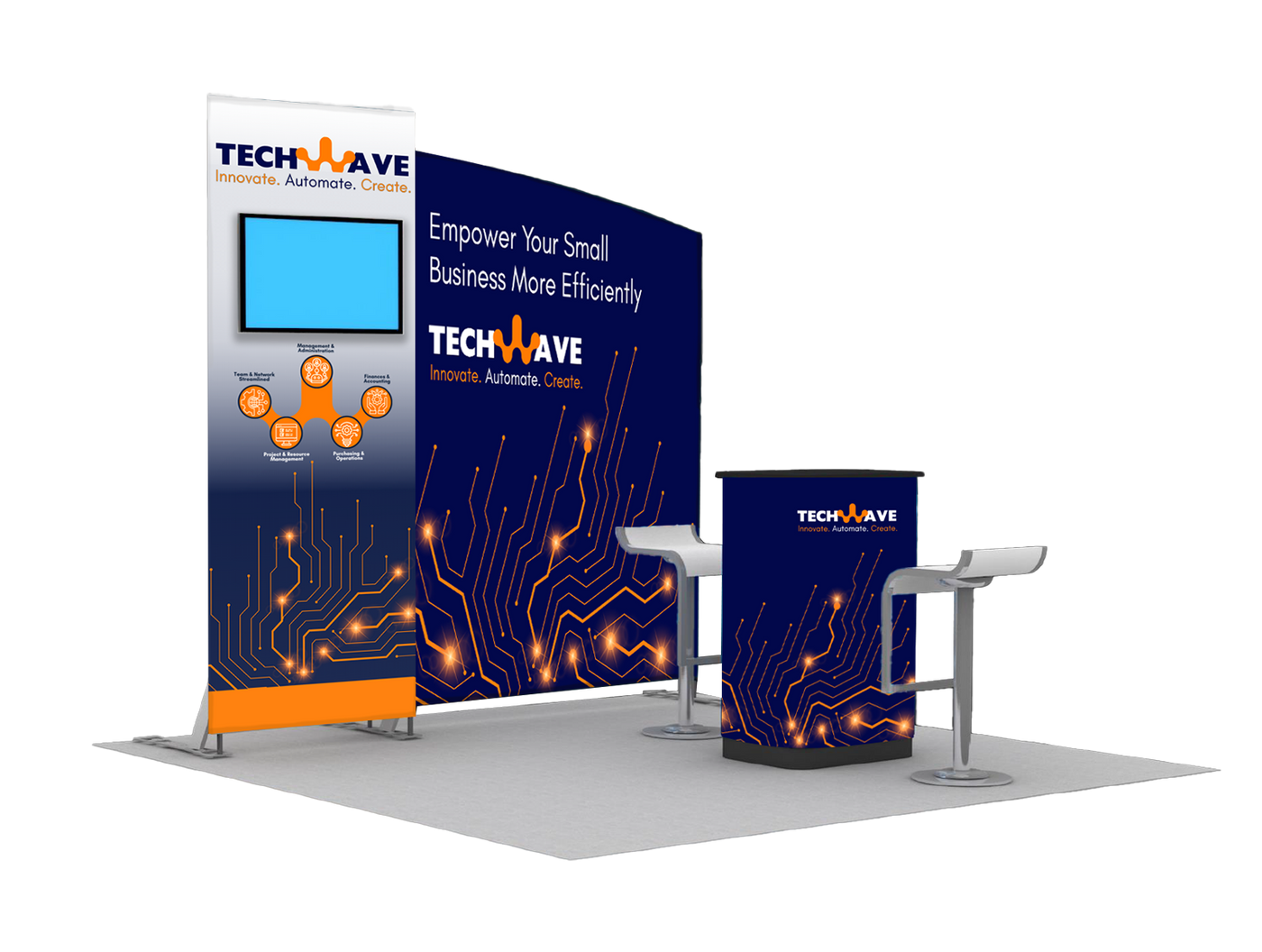 Nomadic Display the leader in modular and portable trade show displays