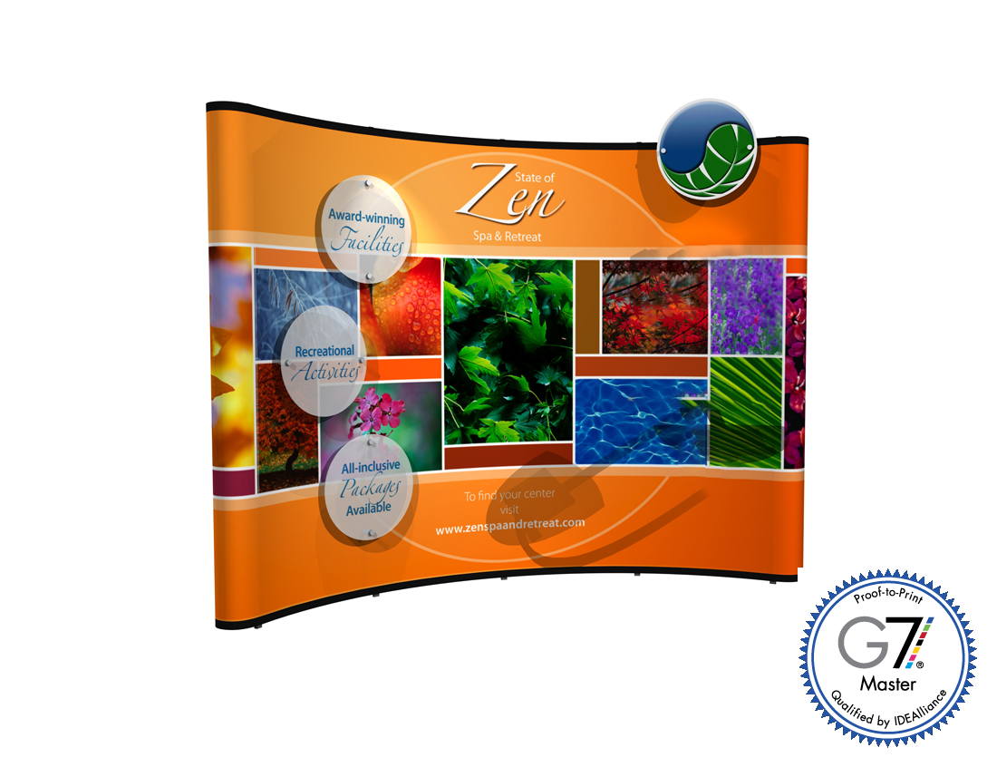 Graphic Refresh - 10' Instand Enhancement Curved Pop-up (DL9093N-GR)