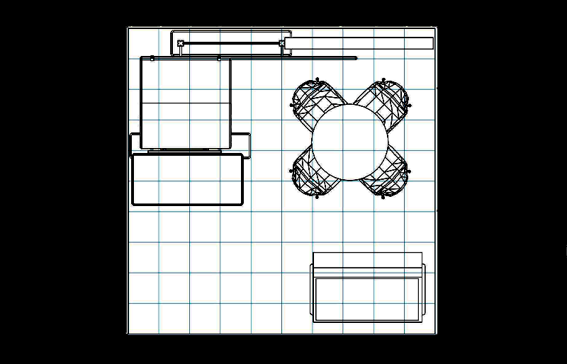 10' x 10' Custom Backlit Display w/ Touchscreen Kiosk and Locking Storage (ID0517)
