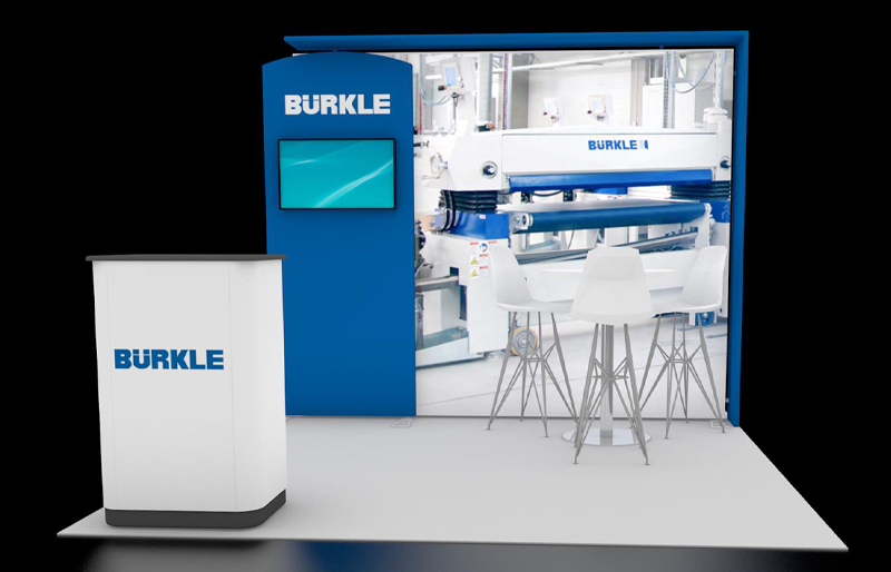 10' x 10' FabLite Display w/ Presentation Kiosk and Canopy (ID0522)