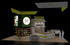 30' x 40' Custom Island Exhibit w/ Demo Counter and Product Display Tower (ID0589)