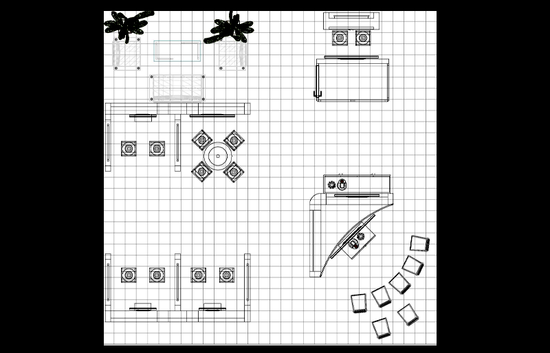 30' x 30' Island Exhibit w/ Graphic Towers, Presentation Area, and Demo Stations (ID0593)
