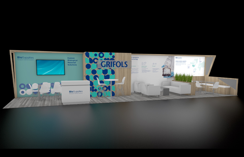 10' x 40' Scalable Exhibit w/ Walk-in Storage and Multiple Meeting Areas (ID0600)