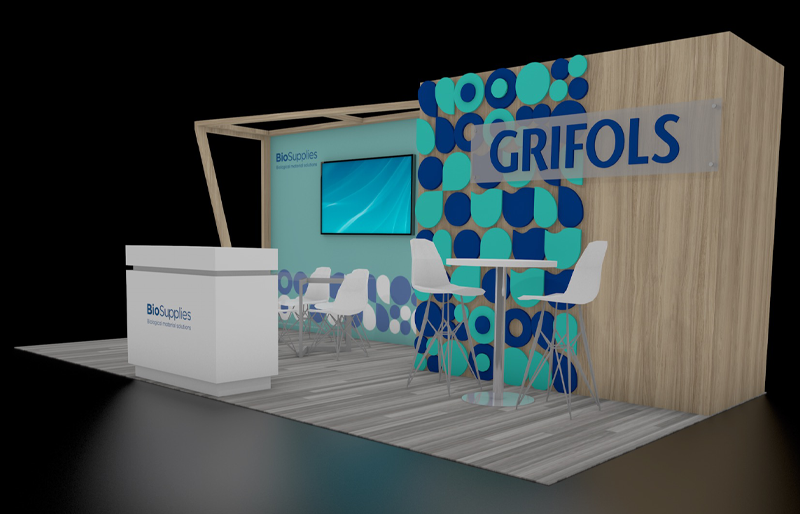 10' x 20' Scalable Exhibit w/ Walk-In Storage and Meeting Area (ID0601)