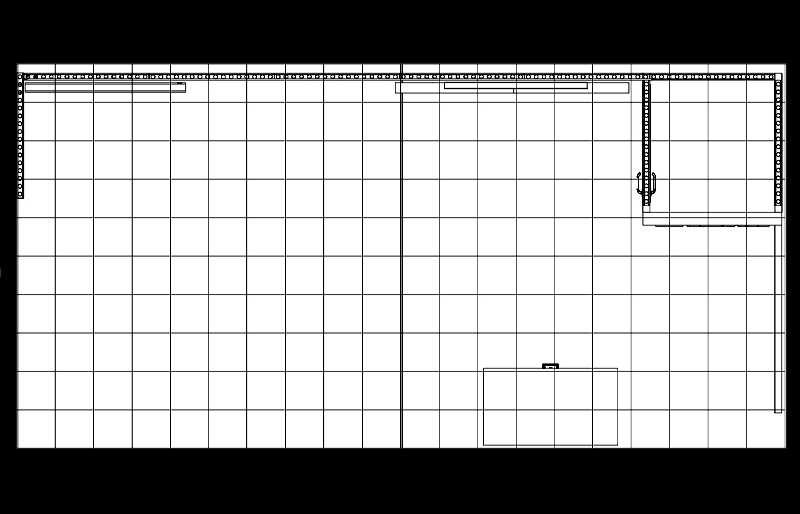 10' x 20' Scalable DesignLine Display w/ Dimensional Accent Lighting (ID0615)