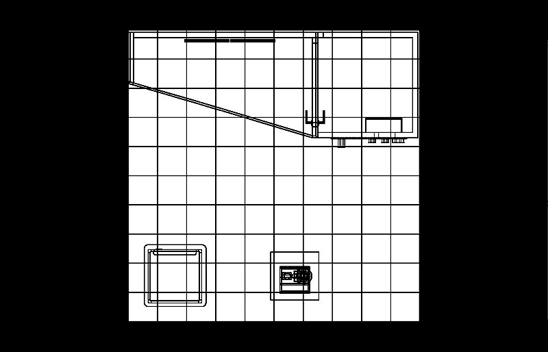 10' x 10' Custom Demo Display w/ Walk-In Storage (ID0630)