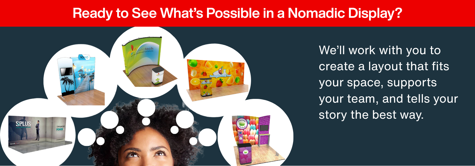 Portable Trade Show Displays | Portable Booths | Nomadic Display