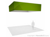 16' Square Double-Sided Fabric Structure Hanging Sign(AB0314N)