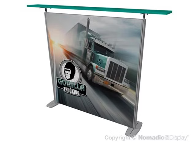 10' Inspire SEG Tension Fabric Display w/ Flat Canopy (AB2045N)