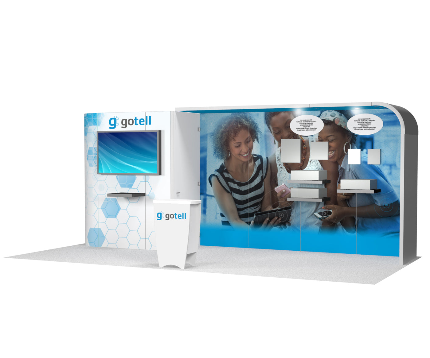 10 x 20 Custom GT Gotell Display