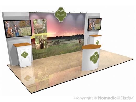 20' Custom Modular DesignLine Display – Nomadic Display