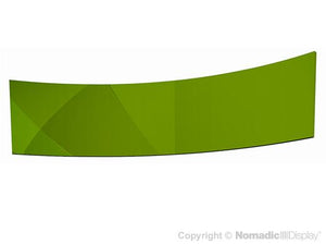 17" Curved Banner Fabric Hanging Sign (AB0325N)
