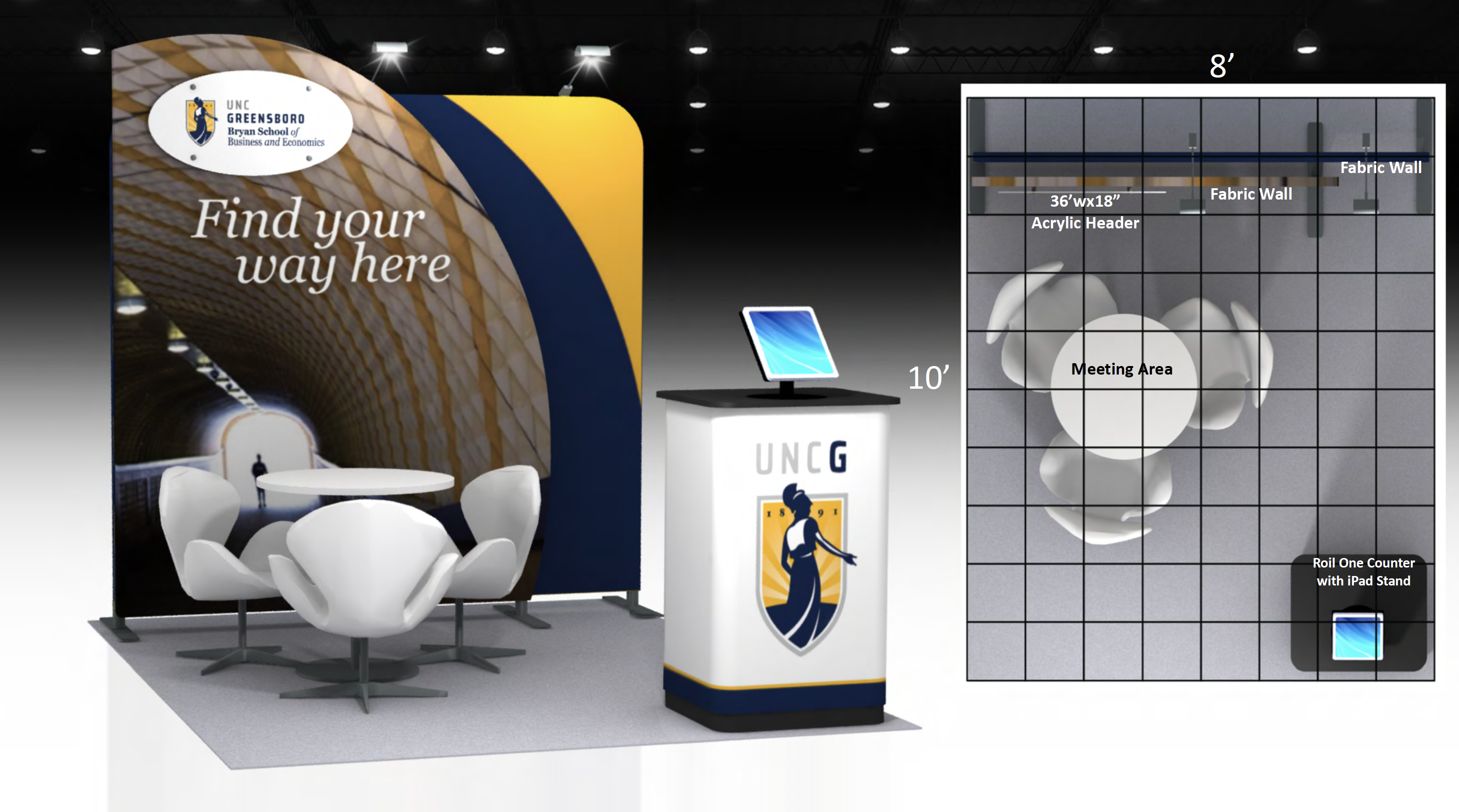 10' Custom Display (ID0041N) – Nomadic Display