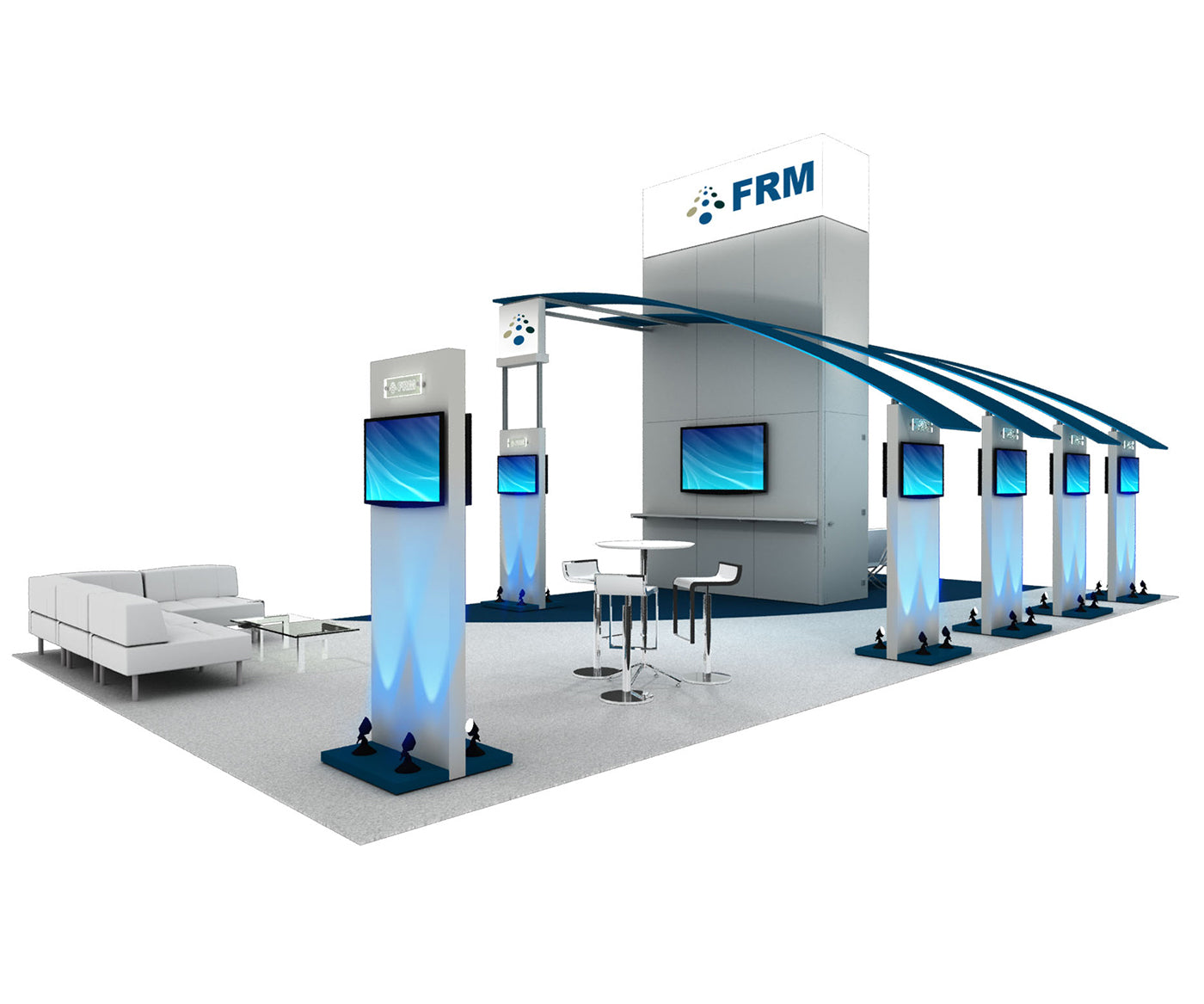 20'x40' Custom FRM Display – Nomadic Display