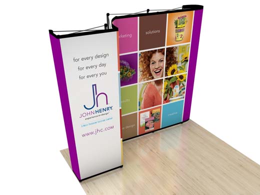 Graphic Refresh for 10' Instand Pop-up Display with Bump Out (AB2011N-GR)
