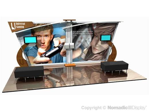20' DesignLine Scalable Modular Display – Nomadic Display