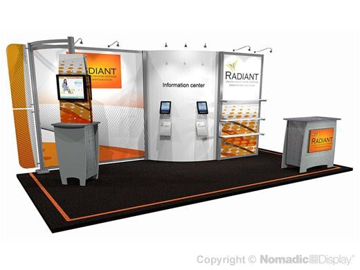 20' DesignLine Scalable Modular Display – Nomadic Display