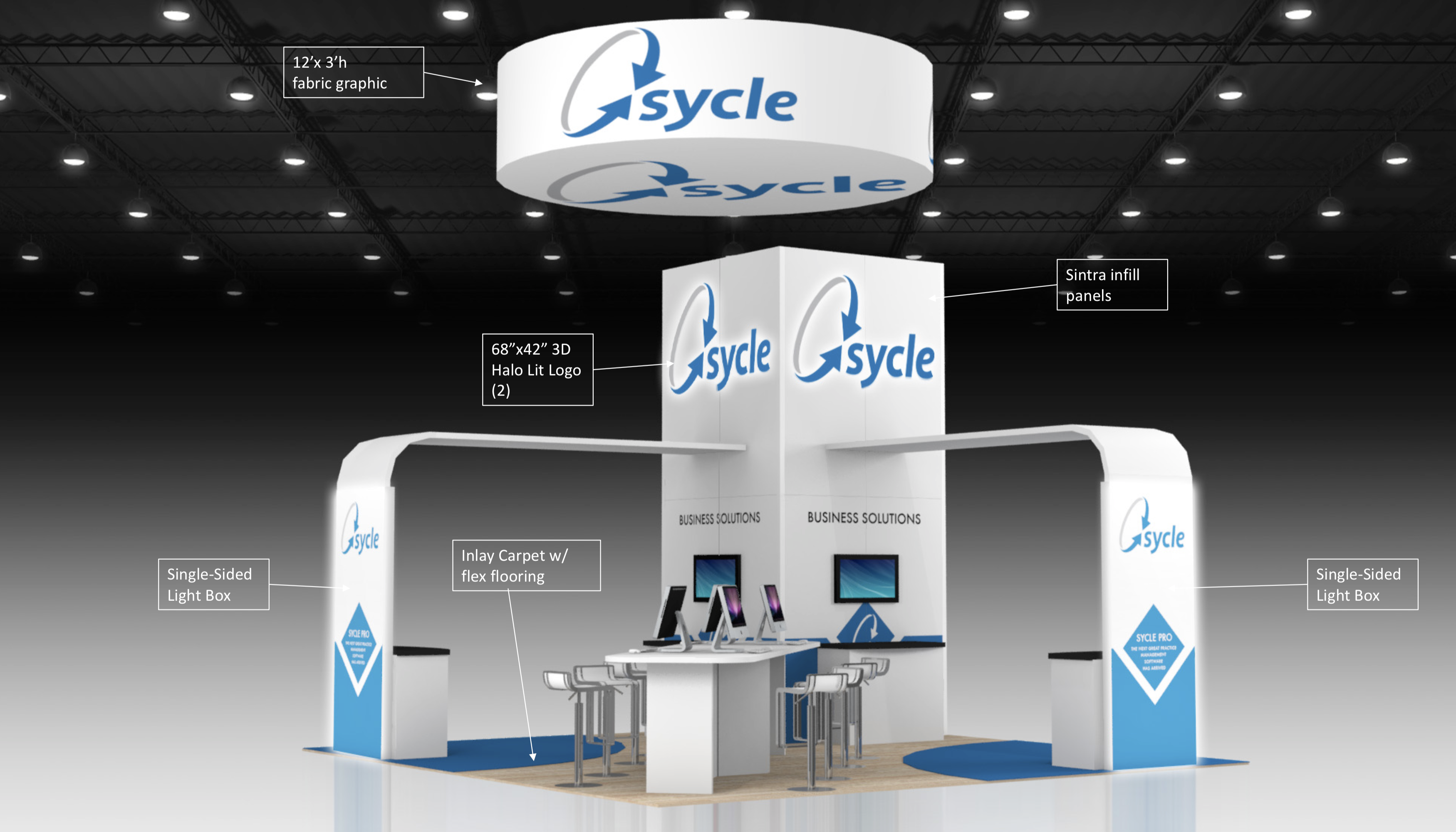 20' x 20' Custom Display (ID0388) – Nomadic Display