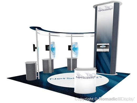 20' DesignLine Custom Modular Island – Nomadic Display