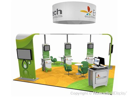 20' Scalable DesignLine Island Exhibit