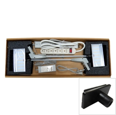 Set of 2 Premium LED Neutral Lights w/ Studs and ElectroStrut in a Carton (Inspire)