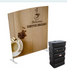 8' FabLite Espresso Angled Pillowcase Portable Display (AB2062N)
