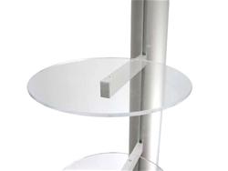 Round Plexi Shelf