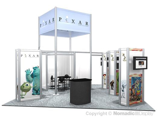 20' DesignLine Custom Modular Exhibit – Nomadic Display