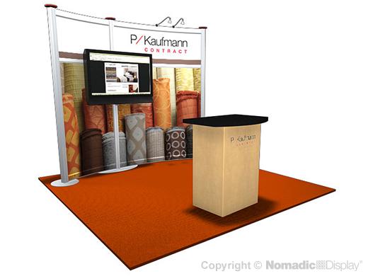 10' DesignLine Modular Backwall Booth