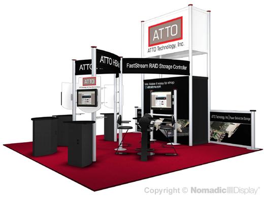 20' Custom DesignLine Modular Island – Nomadic Display