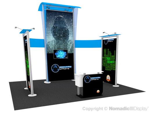 20' Modular DesignLine Island Exhibit